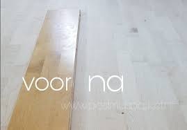 schuren houten vloer