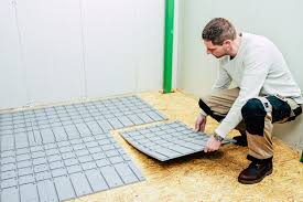 elektrische vloerverwarming op houten vloer